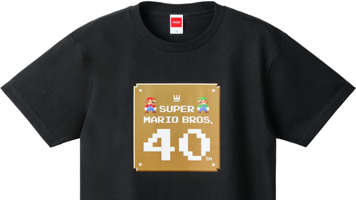 Super Mario Bros.™ 40th Anniversary T-Shirt - Black - 2XL